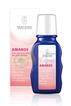 Weleda Linea Amande Olio Viso Comfort Protettivo Lenitivo 50 ml