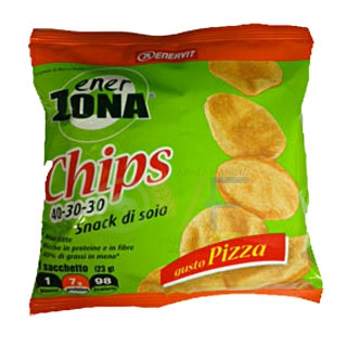EnerZona Linea Alimentazione Dieta a ZONA Chips 40-30-30 Gusto Pizza
