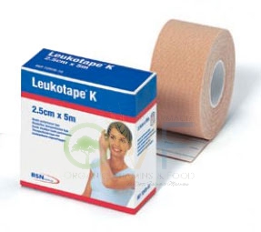 BSN Medical Linea Medicazioni Leukotape K Nastro Adesivo 2,5cm x 5m Rosso