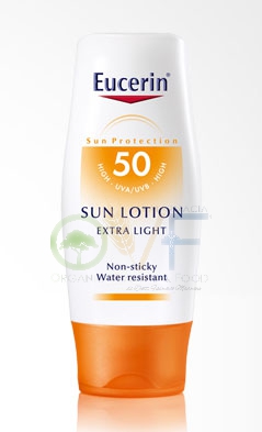 Eucerin Linea Solare Pelli Sensibili SPF50 Lozione Protettiva ExtraLeggera 150ml