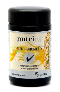 Nutriva Linea Digestione Sana Nutri-Bromelin Integratore Alimentare 30 Compresse