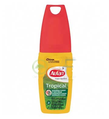 Autan Linea Tropical Vapo Spray Delicato Insetto-Repellente 100 ml