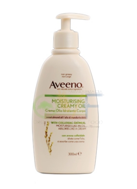 Aveeno Linea Cura Quotidiana della Pelle Crema Olio Idratante Corpo 300 ml