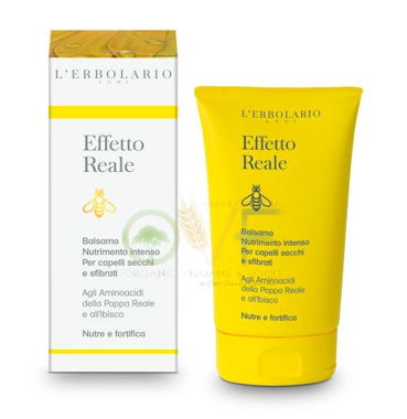 L'Erbolario Linea Capelli Effetto Reale Balsamo Nutrimento Intenso 125 ml