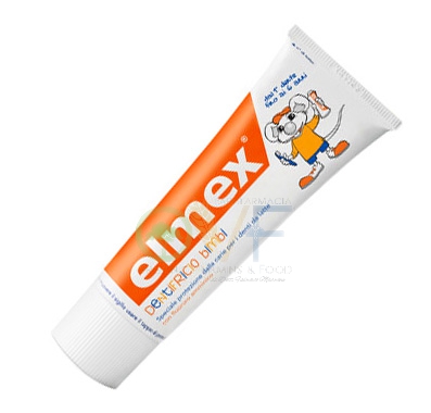 elmex Linea Igiene Dentale Quotidiana Dentifricio Bimbi Protezione 0-6 Anni 50ml