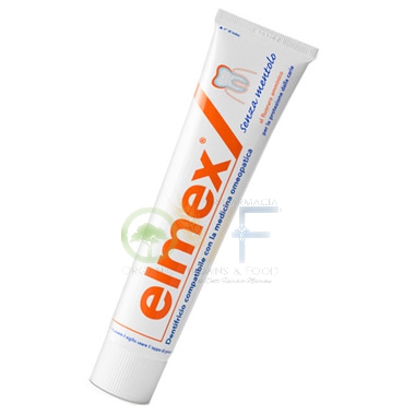 elmex Linea Igiene Dentale Quotidiana Dentifricio Classico Senza Mentolo 75 ml