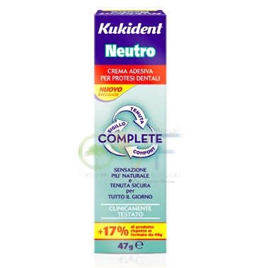Kukident Linea Protesi Dentali Neutro Complete Crema Adesiva Protettiva 47 g