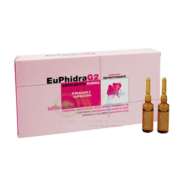 EuPhidra Linea Capelli G2 Donna Trattamento Ristrutturante 20 Fiale Anticaduta