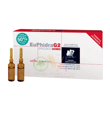 EuPhidra Linea Capelli G2 Speciale Uomo Trattamento Anticaduta 20 Fiale 7,5 ml