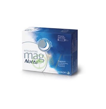 Sanofi Aventis Linea Vitamine e Minerali Mag Notte Integratore 24 Buste Agrumi