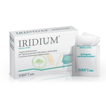 Sooft Italia Linea Salute degli Occhi Iridium 20 Garze Cotone Decongestionanti