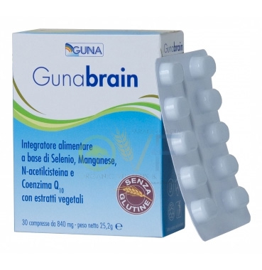 Guna Linea Benessere ed Energia Gunabrain Integratore Alimentare 30 Compresse