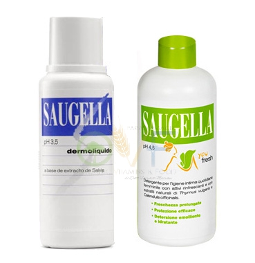 Saugella Linea Pocket Dermoliquido Blu 100 ml + You Fresh 100 ml Offerta Spec