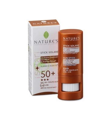 Nature's Linea iSolari SPF50+ Protezione Solare Molto Alta Stick Morbido 8 ml