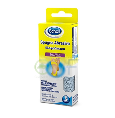 Scholl Linea Calli e Durezze Rimozione Calli e Duroni Porolith Spugna Abrasiva