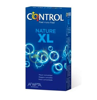 Control Linea Contraccezione Protezione 6 Profilattici Adapta XL Extra Lungo