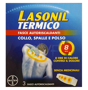 Bayer Linea Salute e Benessere Lasonil Termico 3 Fasce Collo Spalle Polsi