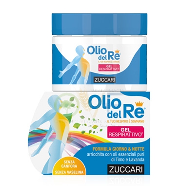 Zuccari Linea Olio del Re Repirazione Gel Respirattivo Sollievo Leggerezza 50 ml