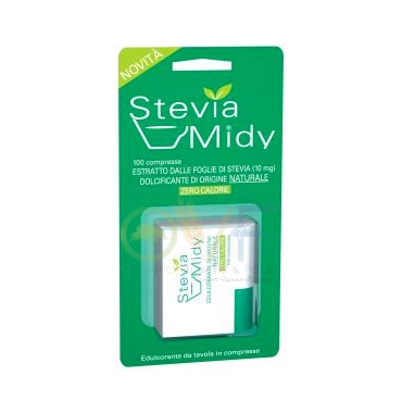 Esi Linea Alimentazione Speciale Stevia Midy Dolcificante Naturale 100 Compresse