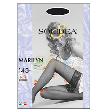 Solidea Linea Preventiva Marilyn Calza Autoreggente 70 Den Graduata 1-S Sabbia