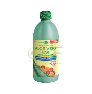 Esi Linea Depurazione e Benessere Aloe Vera Puro Succo Gusto Arancia Ros 1000 ml