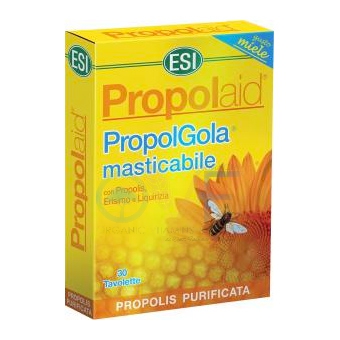 Esi Linea Protezione Inverno PropolAid PropolGola 30 Tavolette Masticabili Miele