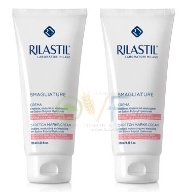 Rilastil Linea Corpo Smagliature Crema Elasticizzante Pelli Sensibili 2x200 ml