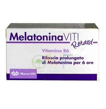 Marco Viti Linea Sonno e Relax Melatonina Retard 1mg Integratore 60 Compresse
