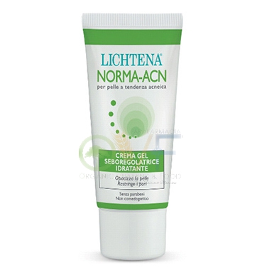 Lichtena Linea NORMA ACN Crema Gel Seboregolatrice Idratante Opacizzante 40 ml