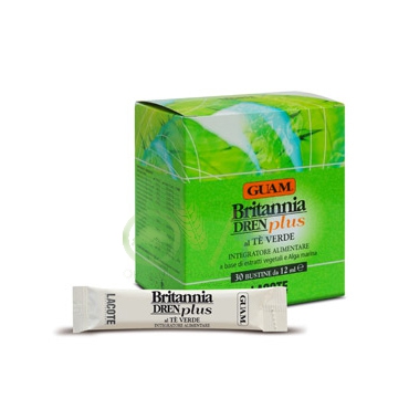 GUAM Linea Drenante Dren Plus Britannia Integratore Alimentare 30 Buste T verde