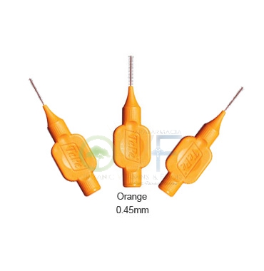 TePe Linea Cura Dentale Quotidiana 6 Scovolini Interdentali 0,45 Colore Arancio