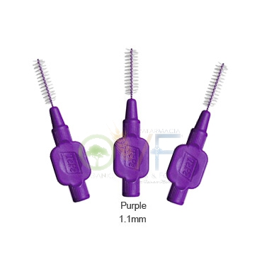 TePe Linea Cura Dentale Quotidiana 6 Scovolini Interdentali 1,1 Colore Viola