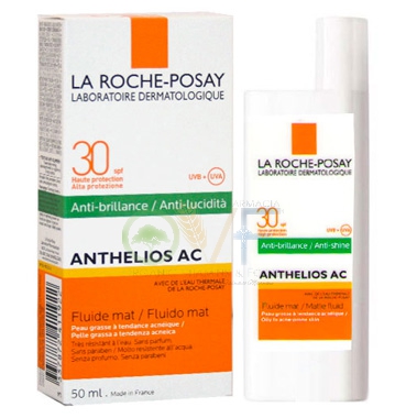 La Roche Posay Linea Anthelios SPF30 AC Fluido Opacizzante Pelli Miste 50 ml