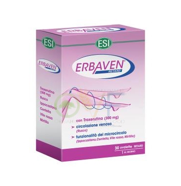 Esi Linea Benessere Gambe e Microcircolo Erbaven Retard Integratore 30 Ovalette