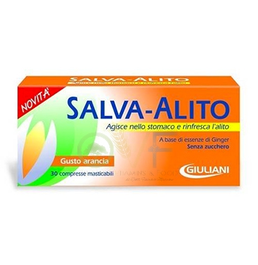 Giuliani Linea Digestione Sana Salva-Alito 30 Compresse Rinfrescanti Arancia