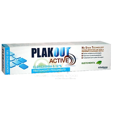 Polifarma Linea Igiene Dentale Quotidiana Plakout Active 0,12 Dentifricio 75 ml
