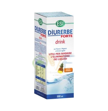 Esi Linea Drenante Depurativa Diurerbe Forte Integratore Soluzione 500 ml Ananas
