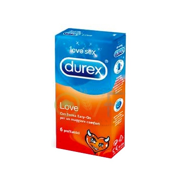 Durex Linea Classica Love Easy On Condoms Confezione con 6 Profilattici