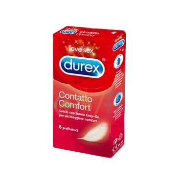 Durex Linea Feeling Contatto Comfort Profilattici Confezione con 6 Profilattici