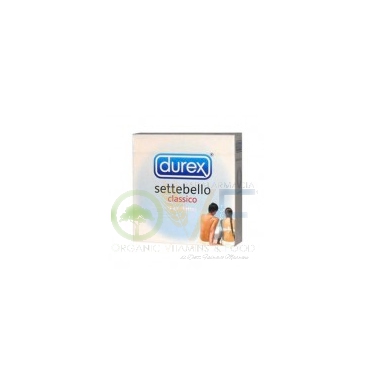 Durex Linea Classica Settebello Cassico Condom Confezione con 3 Profilattici