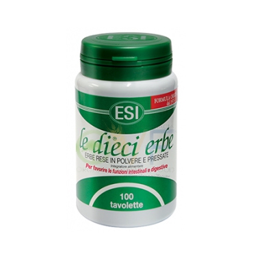 Esi Linea Benessere Intestinale Le Dieci Erbe Polvere Pressata in 100 Tavolette