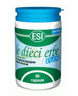 Esi Linea Benessere Intestinale Le Dieci Erbe Flor con Prebiotico 60 Capsule
