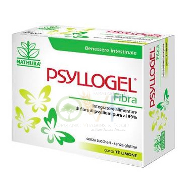 Nathura Linea Intestino Sano Psyllogel Fibra Integratore 20 Buste T al Limone