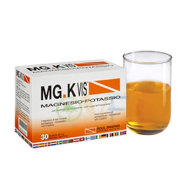MGK VIS Linea Sali Minerali Polvere Granulare Integratore 14 buste Gusto Arancia