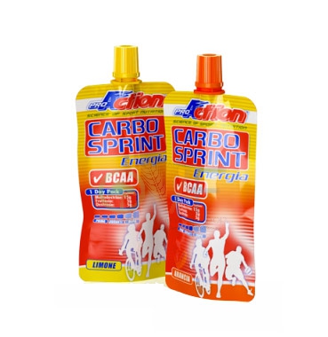 ProAction Linea Sportivi Carbo Sprint BCAA Integratore Gusto Limone 50 ml