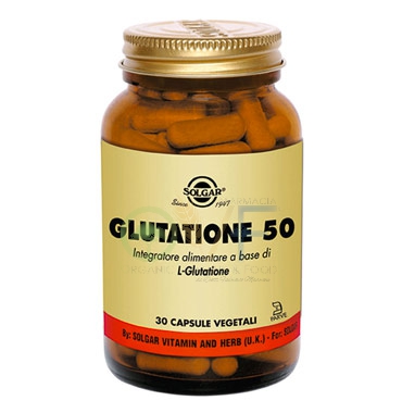 Solgar Linea Amminoacidi Sport Glutatione 50 Integratore Alimentare 30 Capsule