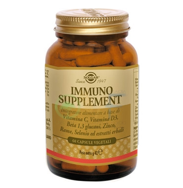 Solgar Linea Difese Immunitarie Immuno Supplement Integratore 60 Capsule