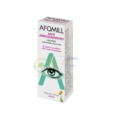 A.F.O.M. Linea Salute degli Occhi Afomill Collirio Anti-Arrossamento 10 ml
