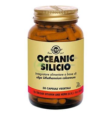 Solgar Linea Minerali Oceanic Silicio Integratore Alimentare 50 Capsule Vegetali