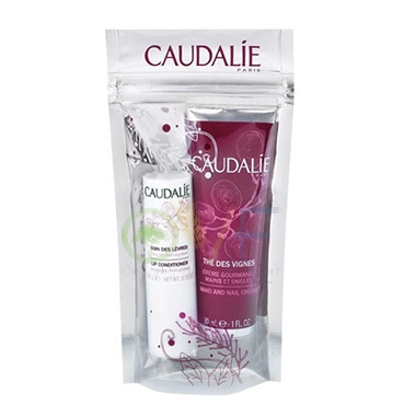 Caudalie Linea The de Vignes Duo Inverno Crema Mani + Trattamento Labbra